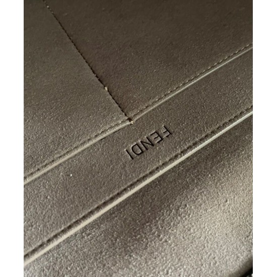 Replica Borsa media Fendi Origami 8BH414 Grigia