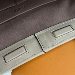 Replica Borsa media Fendi Origami 8BH414 Grigia