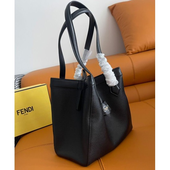 Replica Borsa media Fendi Origami 8BH414 Nera