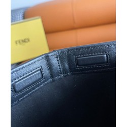 Replica Borsa media Fendi Origami 8BH414 Nera