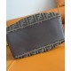 Replica Borsa media Fendi Origami 8BH414 Caffè scuro