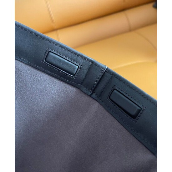 Replica Borsa media Fendi Origami 8BH414 Caffè scuro