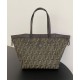 Replica Borsa grande Fendi Origami 8BH415 Caffè scuro
