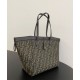 Replica Borsa grande Fendi Origami 8BH415 Caffè scuro