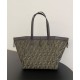 Replica Borsa grande Fendi Origami 8BH415 Caffè scuro