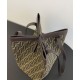 Replica Borsa grande Fendi Origami 8BH415 Caffè scuro