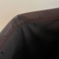 Replica Borsa grande Fendi Origami 8BH415 Caffè scuro