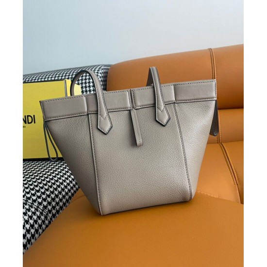 Replica Borsa mini Fendi Origami 8BS083 Grigia