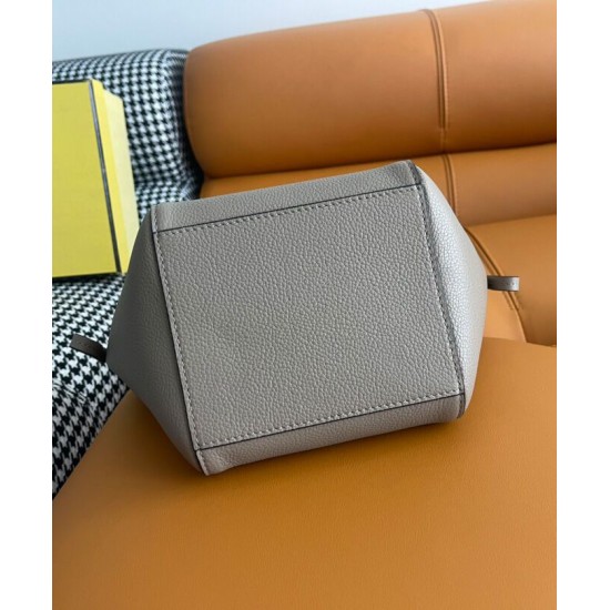 Replica Borsa mini Fendi Origami 8BS083 Grigia