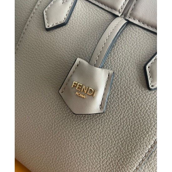 Replica Borsa mini Fendi Origami 8BS083 Grigia