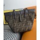 Replica Mini borsa Fendi Origami 8BS083 Caffè scuro Replica Mini borsa Fendi Origami 8BS083 Caffè scuro