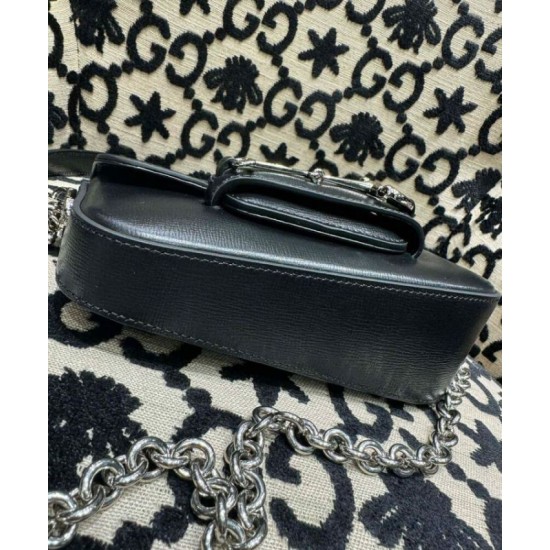 Replica Borsa a tracolla mini Gucci Horsebit 1955 774209
