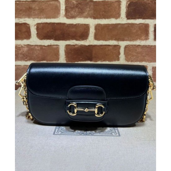 Replica Borsa a tracolla piccola Gucci Horsebit 1955 735178 Nera Replica Borsa a tracolla piccola Gucci Horsebit 1955 735178 Nera