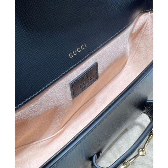 Replica Borsa a tracolla piccola Gucci Horsebit 1955 735178 Nera Replica Borsa a tracolla piccola Gucci Horsebit 1955 735178 Nera