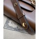 Replica Borsa mini arrotondata Gucci Horsebit 1955 760191 Caffè