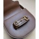 Replica Borsa mini arrotondata Gucci Horsebit 1955 760191 Caffè