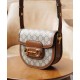 Replica Borsa mini arrotondata Gucci Horsebit 1955 760191 Caffè