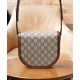 Replica Borsa mini arrotondata Gucci Horsebit 1955 760191 Caffè