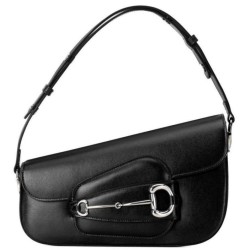 Replica Borsa a tracolla Gucci Horsebit 1955 764155 Nera