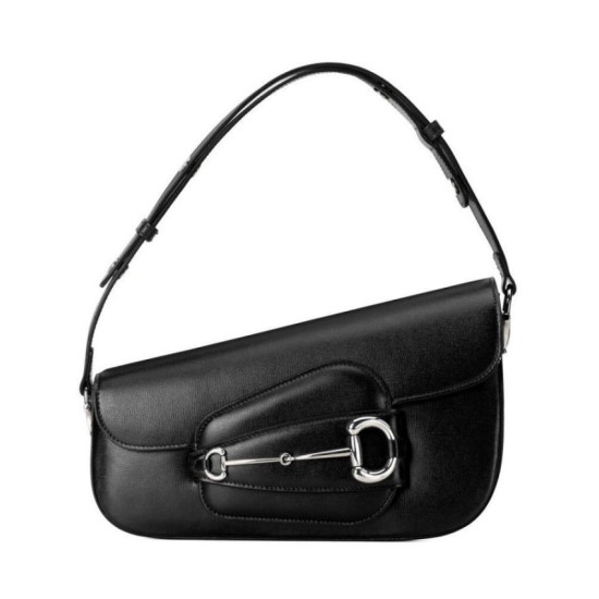 Replica Borsa a tracolla Gucci Horsebit 1955 764155 Nera