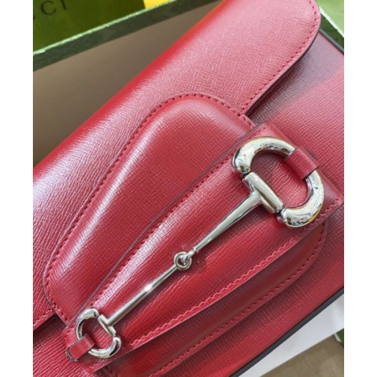 Replica Borsa a tracolla Gucci Horsebit 1955 764155 Rossa Replica Borsa a tracolla Gucci Horsebit 1955 764155 Rossa