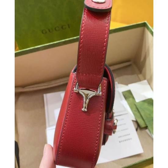 Replica Borsa a tracolla Gucci Horsebit 1955 764155 Rossa Replica Borsa a tracolla Gucci Horsebit 1955 764155 Rossa