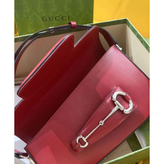 Replica Borsa a tracolla Gucci Horsebit 1955 764155 Rossa Replica Borsa a tracolla Gucci Horsebit 1955 764155 Rossa