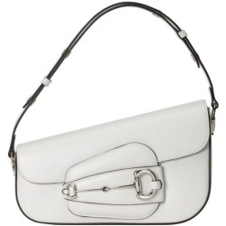 Replica Borsa a tracolla Gucci Horsebit 1955 764155 Bianca