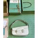 Replica Borsa a tracolla Gucci Horsebit 1955 764155 Bianca