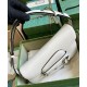 Replica Borsa a tracolla Gucci Horsebit 1955 764155 Bianca