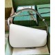 Replica Borsa a tracolla Gucci Horsebit 1955 764155 Bianca