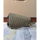 Replica Borsa a tracolla piccola Gucci Horsebit 1955 764155 Caffè