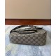 Replica Borsa a tracolla piccola Gucci Horsebit 1955 764155 Caffè