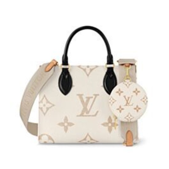 Replica Borsa tote Louis Vuitton OnTheGo PM M24533 Crema