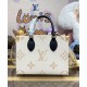Replica Borsa tote Louis Vuitton OnTheGo PM M24533 Crema