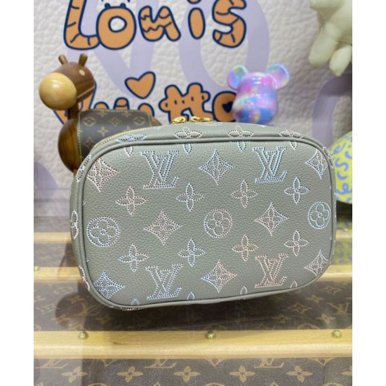 Replica Louis Vuitton Nice Mini beauty case Borsa M23550 Grigio