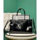 Replica Prada Borsa a mano grande pragmatica e raffinata 1BA433 Nera