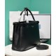 Replica Borsa tote media Prada con cintura 1BA417 nera Replica Borsa tote media Prada con cintura 1BA417 nera