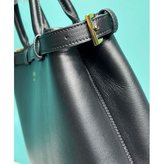 Replica Borsa tote media Prada con cintura 1BA417 nera Replica Borsa tote media Prada con cintura 1BA417 nera