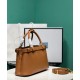 Replica Borsa tote piccola Prada con cintura 1BA418 Caffè