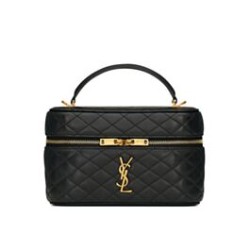 Replica Borsa da toilette YSL Saint Laurent Gaby mini con cerniera nera