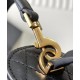 Replica Borsa da toilette YSL Saint Laurent Gaby mini con cerniera nera