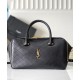 Replica Borsone YSL Saint Laurent Lyia con cassandre e impunture trapuntate a rombi nere