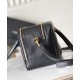 Replica Borsone YSL Saint Laurent Lyia con cassandre e impunture trapuntate a rombi nere