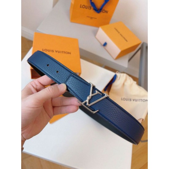 Replica Cintura reversibile Louis Vuitton LV Attract 35 mm M0678V nera