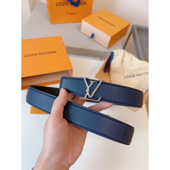 Replica Cintura reversibile Louis Vuitton LV Attract 35 mm M0678V nera