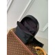 Replica Borsa a tracolla Louis Vuitton Pilot LV Aerogram nera M23736