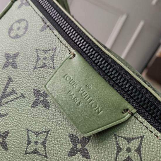 Replica Borsa a tracolla da uomo Louis Vuitton LV Moon M23838 Monogram verde