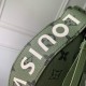 Replica Borsa a tracolla da uomo Louis Vuitton LV Moon M23838 Monogram verde