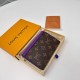 Replica Custodia per passaporto Louis Vuitton M28268 Portafoglio LV Monogram Macassar
